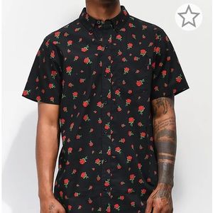 Empyre Black Rose Button Up